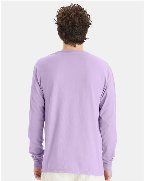 Future Lavender Garment-Dyed Long Sleeve T-Shirt - GDH200