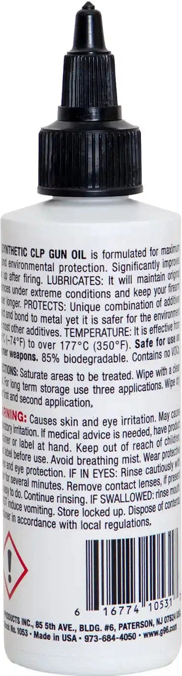 G96 Synthetic Clp Gun Oil