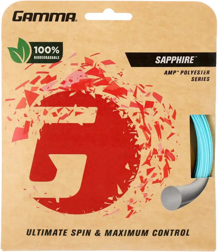 Gamma Sapphire Tennis String - Blue - 17