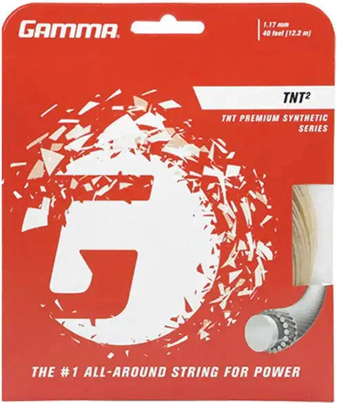 Gamma Tnt 2 17g Tennis String - Natural