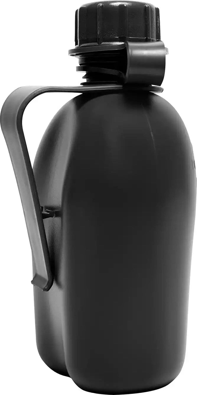 Genuine G.i 3 Piece 1 Qt. Canteen with Clip Olive Drab