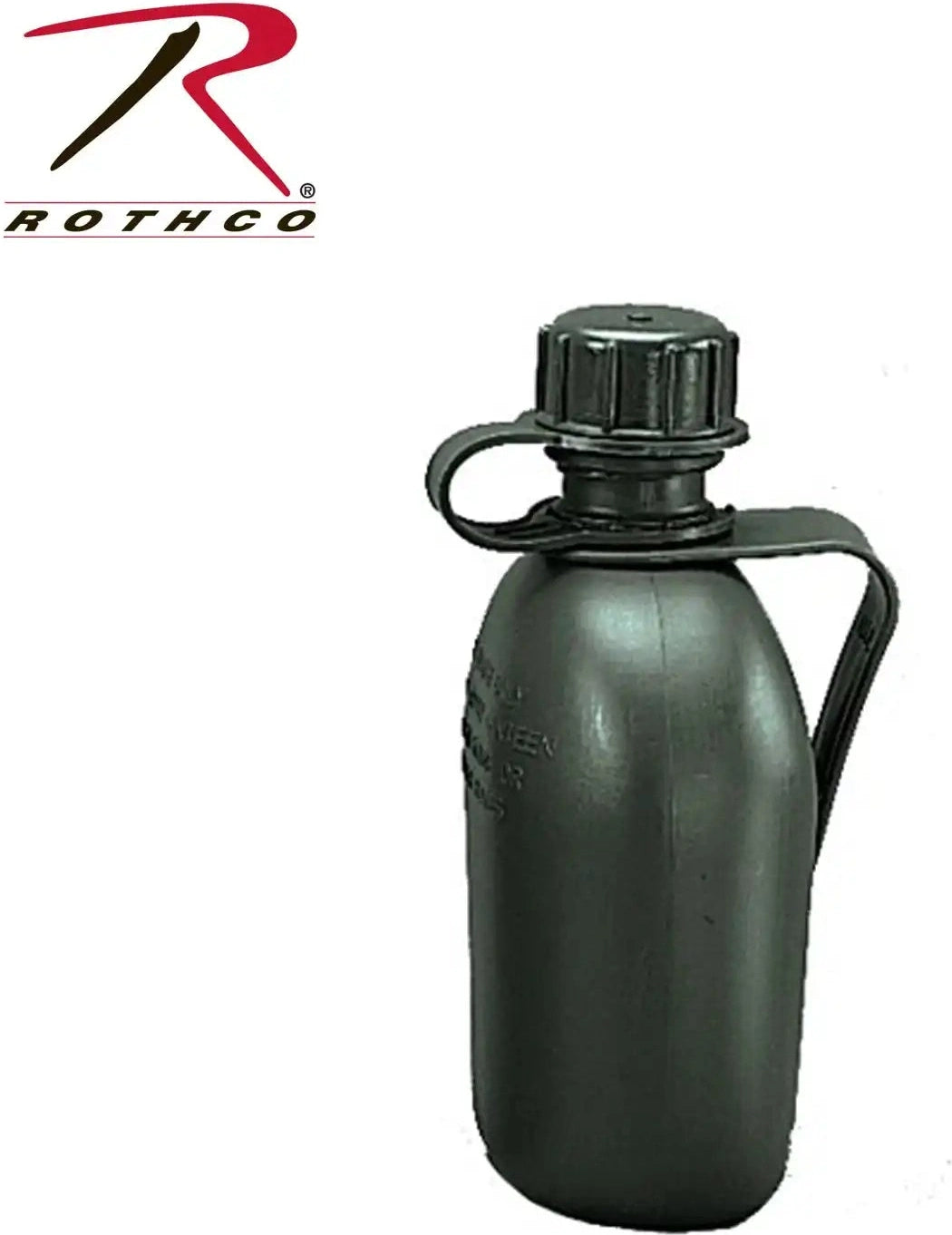 Genuine G.i 3 Piece 1 Qt. Canteen with Clip Olive Drab