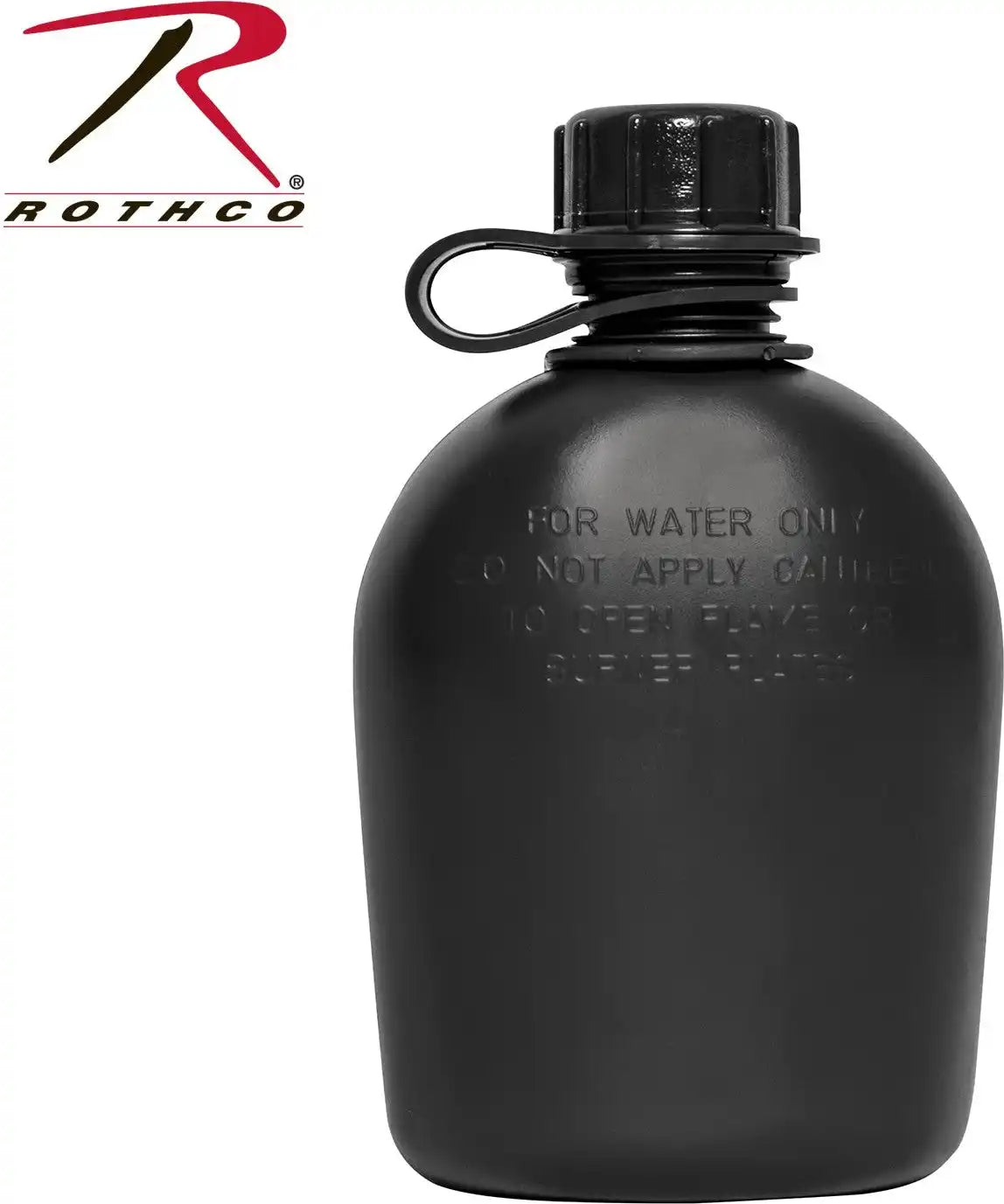 Genuine G.i. 3 Piece 1 Quart Plastic Canteen