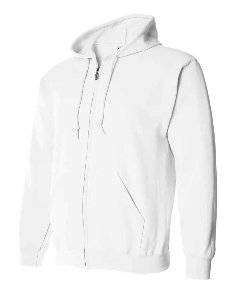 Gildan 18600 Heavy Blend™ Full-zip Hooded Sweatshirt - White - s