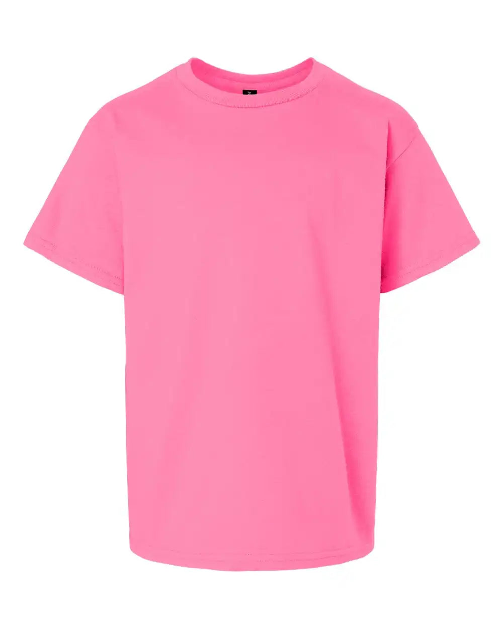 Gildan 2000bg Ultra Cotton® Youth T-shirt - 2000b - Safety Pink - Xs