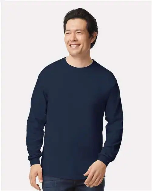 Gildan 2400 Ultra Cotton® Long Sleeve T-shirt - Navy