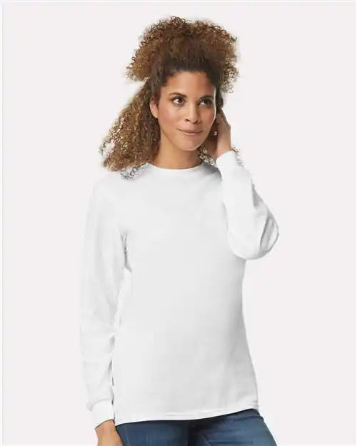 Gildan 2400 Ultra Cotton® Long Sleeve T-shirt - White