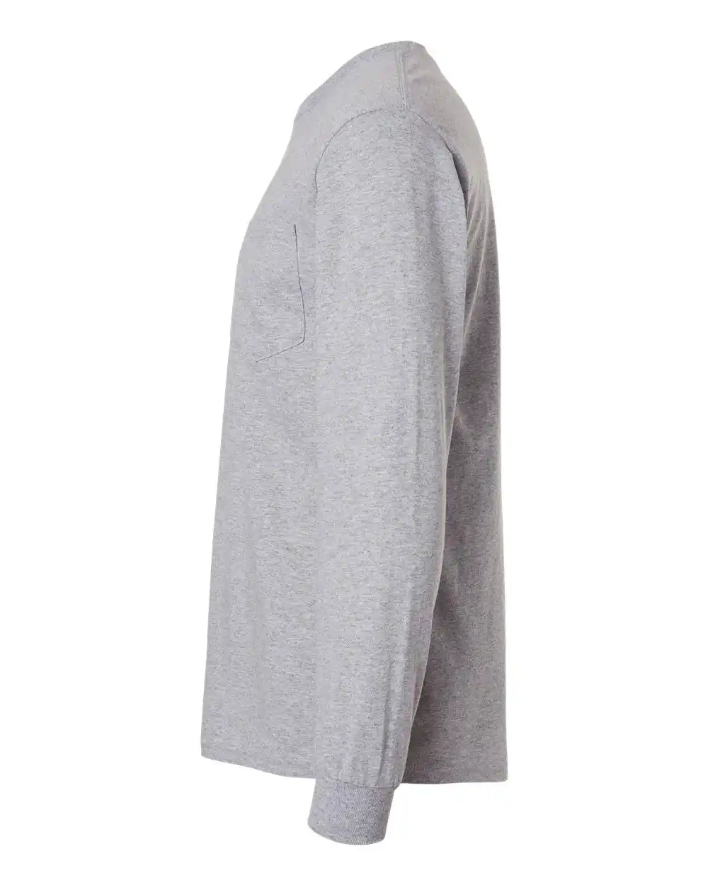 Gildan 2410 Ultra Cotton® Long Sleeve Pocket T-shirt - Sport Grey