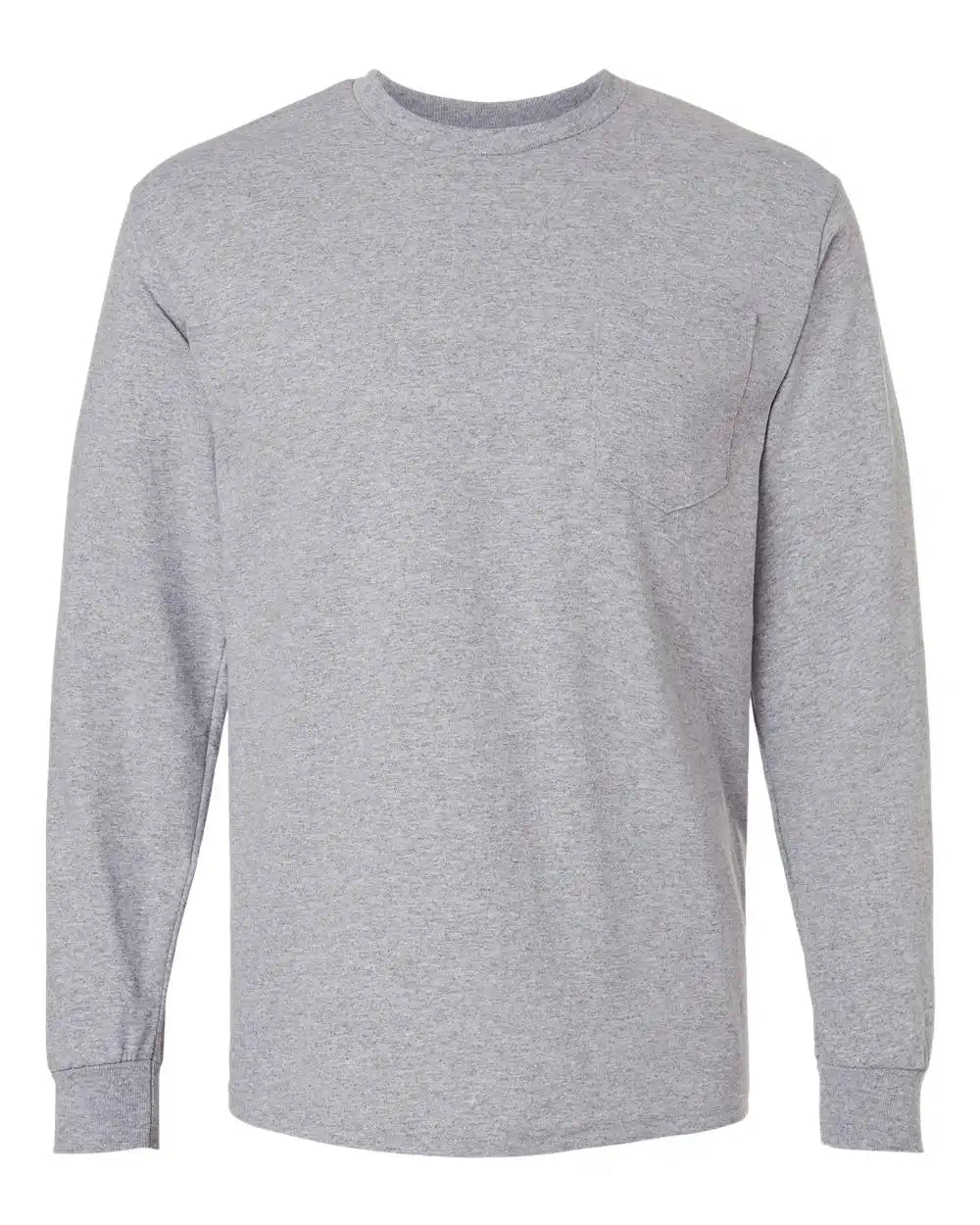 Gildan 2410 Ultra Cotton® Long Sleeve Pocket T-shirt - Sport Grey - s