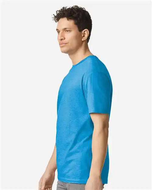 Gildan 3000g Light Cotton T-shirt - 3000 - Heather Sapphire