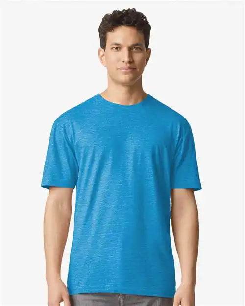Gildan 3000g Light Cotton T-shirt - 3000 - Heather Sapphire - Xs
