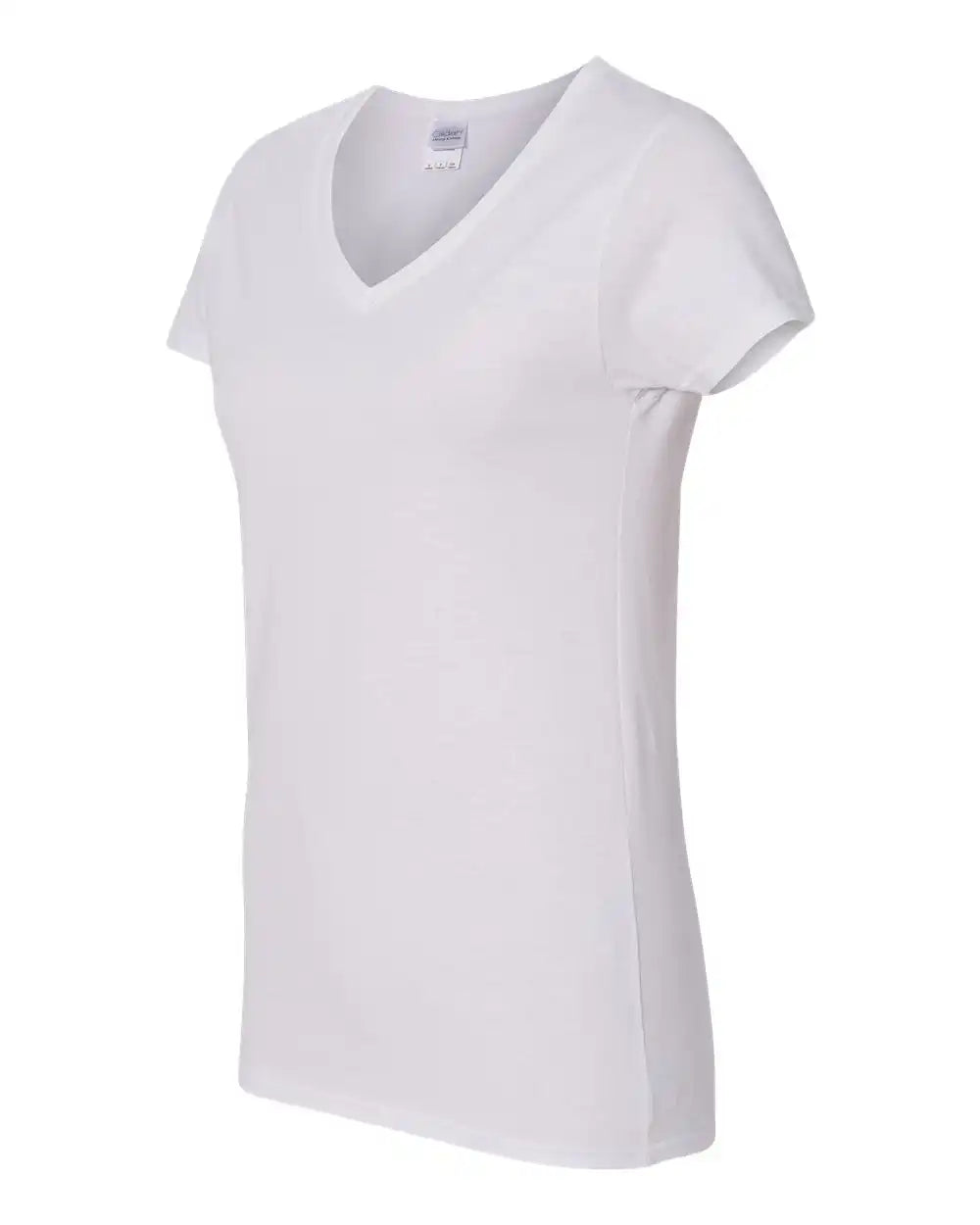 Gildan 5v00l Heavy Cotton™ Women’s V-neck T-shirt - White - s