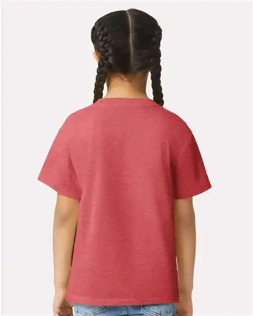 Gildan 64000b Softstyle® Youth T-shirt - Heather Red