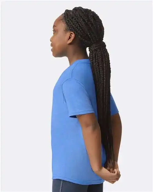 Gildan 64000b Softstyle® Youth T-shirt - Heather Royal
