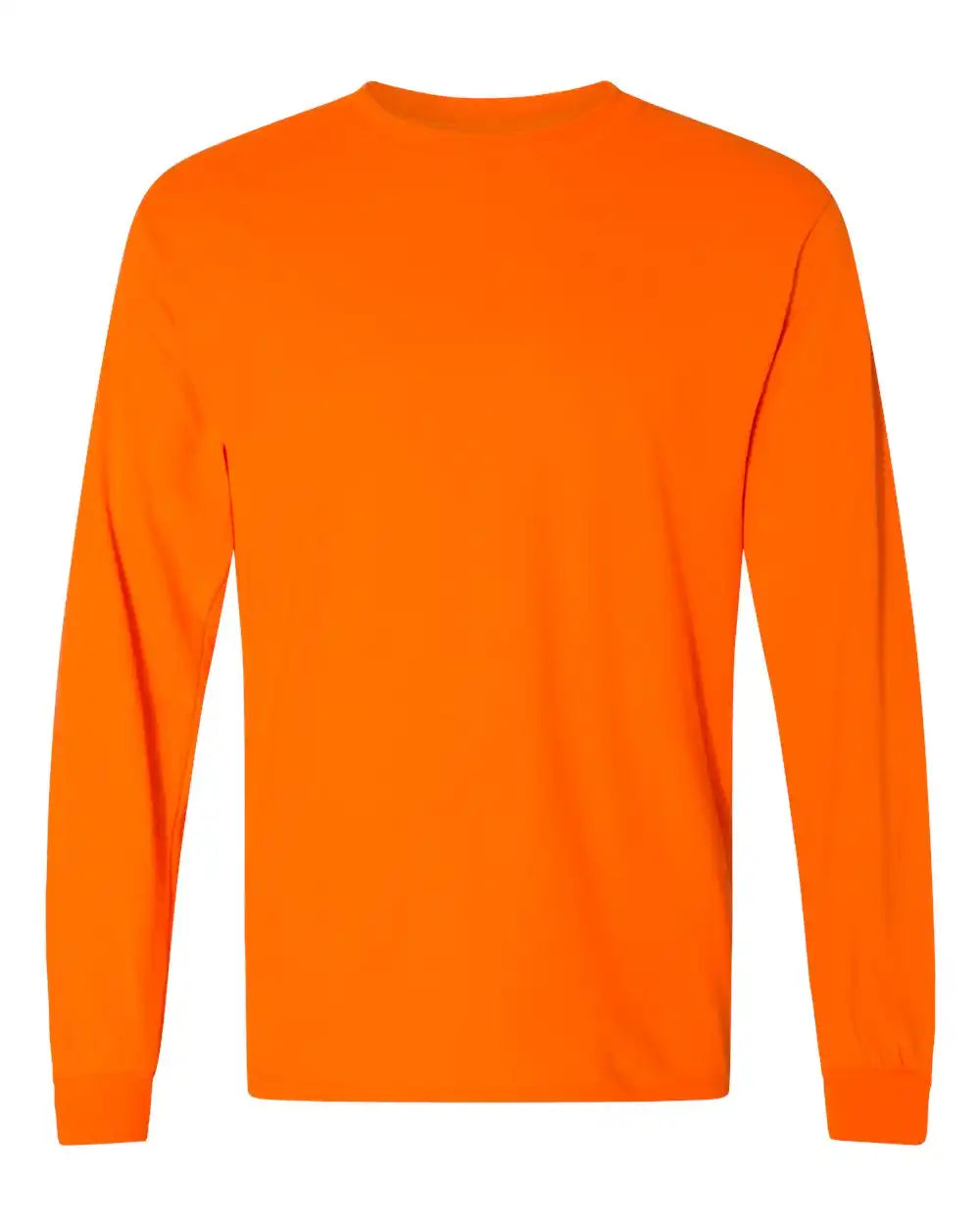 Gildan 8400 Dryblend® 50/50 Long Sleeve T-shirt - Safety Orange - s