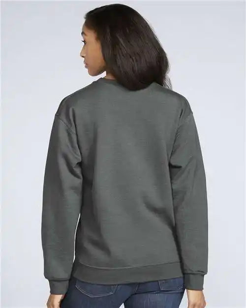 Gildan Sf000 Softstyle® Midweight Crewneck Sweatshirt - Charcoal
