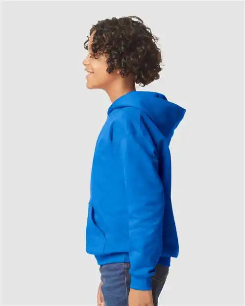 Gildan Sf500b Softstyle® Youth Midweight Hooded Sweatshirt - Royal