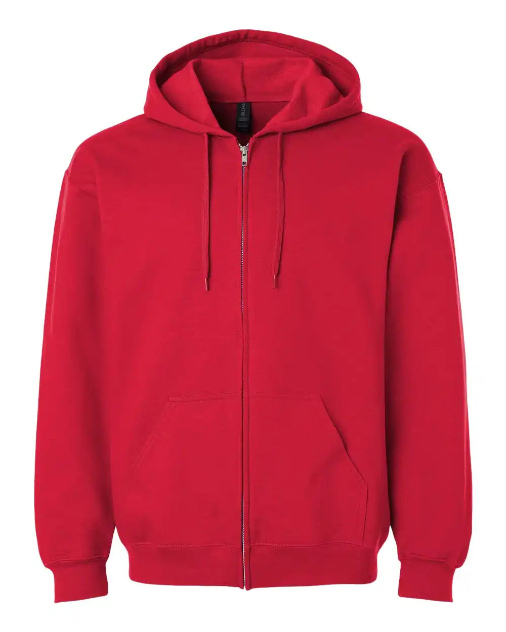 Gildan Sf600 Softstyle® Full-zip Hooded Sweatshirt - Red - s