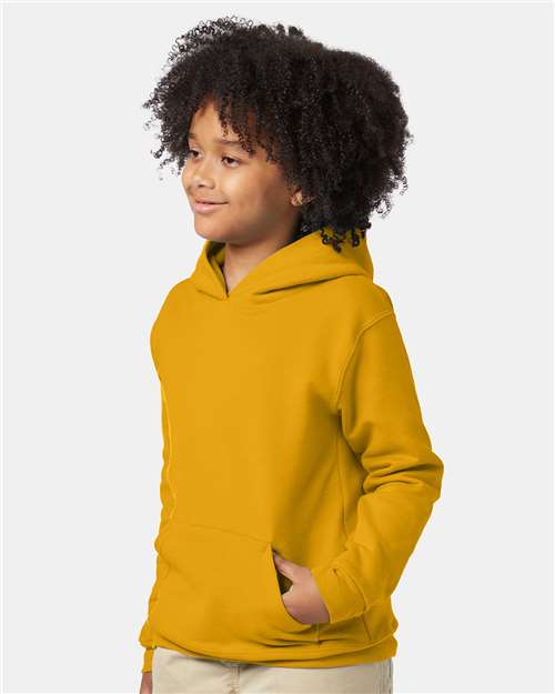 Gold Ecosmart® Youth Hooded Sweatshirt - P473