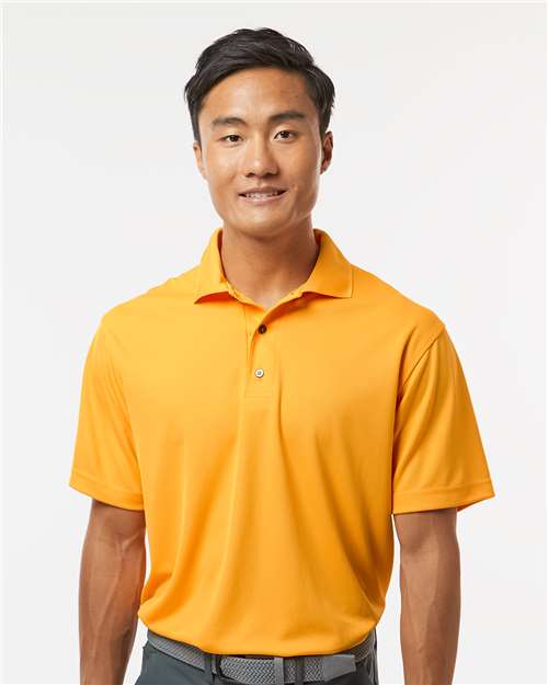 Gold Saratoga Performance Mini Mesh Polo - 100
