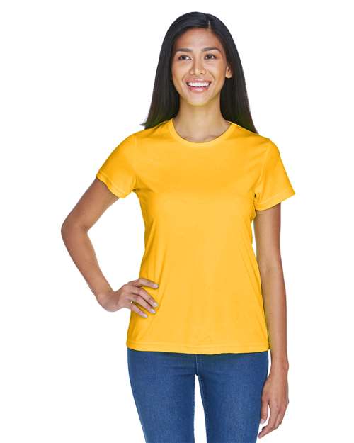 Gold Women's Cool & Dry Sport Performance Interlock T-shirt - 8420L