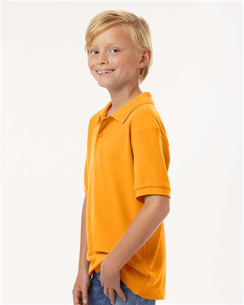 Gold Youth Pique Polo - 62800Y