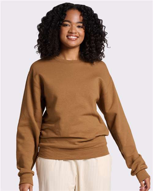 Golden Pecan NuBlend® Crewneck Sweatshirt - 562MR