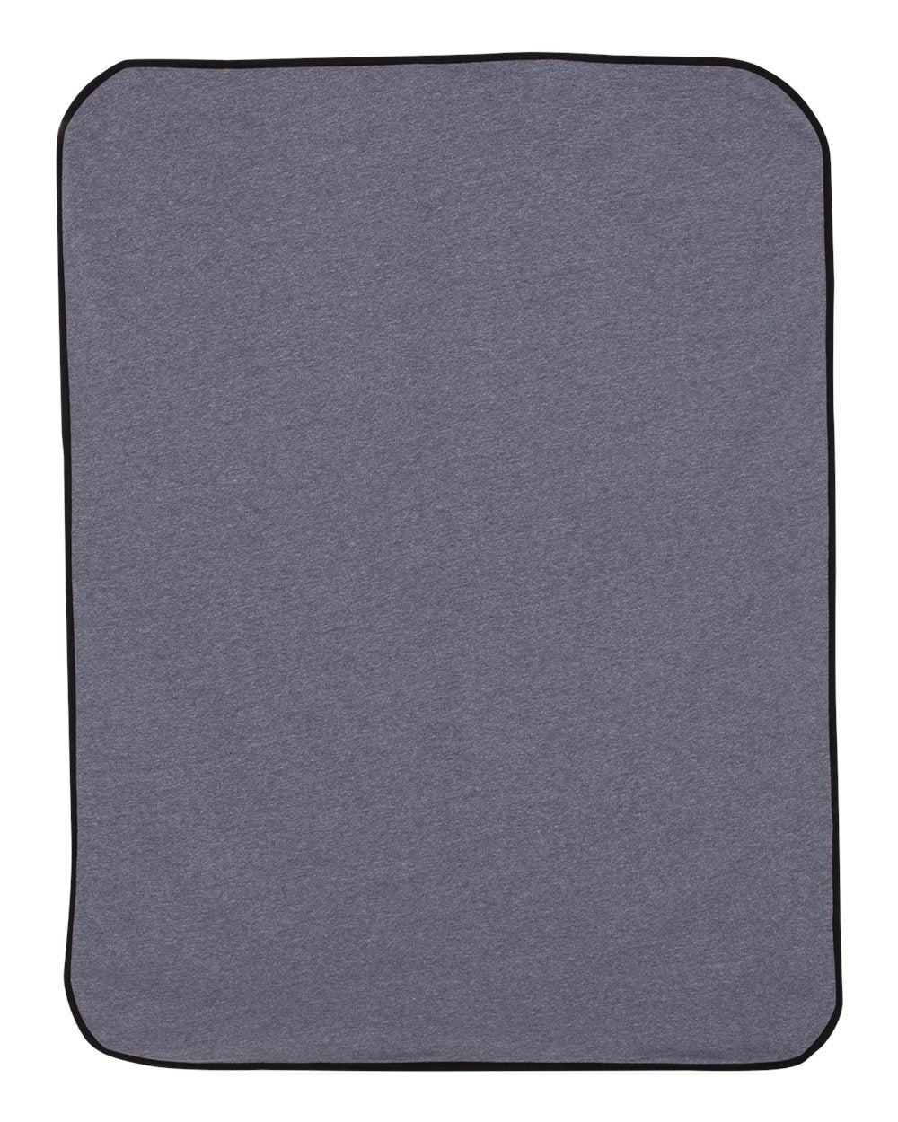 Granite Heather/ Black Premium Jersey Infant Blanket - 1110