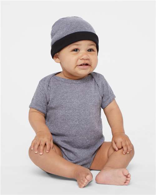 Granite Heather Infant Baby Rib Bodysuit - 4400
