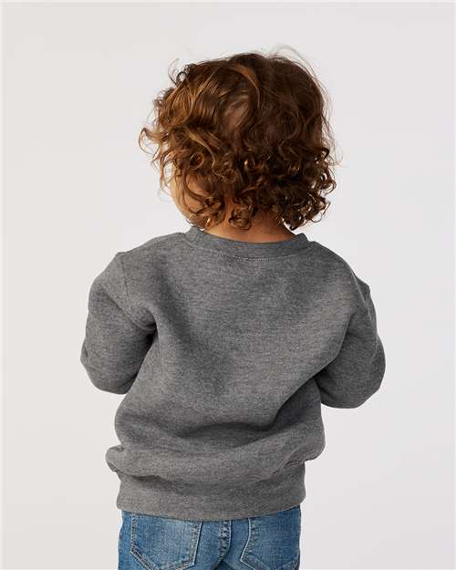 Granite Heather Toddler Fleece Crewneck Sweatshirt - 3317