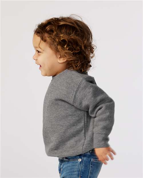 Granite Heather Toddler Fleece Crewneck Sweatshirt - 3317
