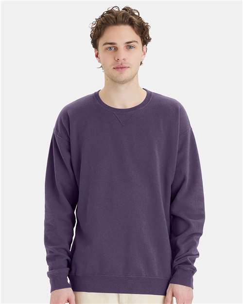 Grape Soda Garment-Dyed Crewneck Sweatshirt - GDH400