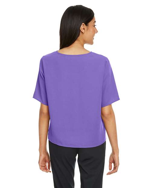 Grape Women's Perfect Fit™ Tie Front Blouse - DP617W