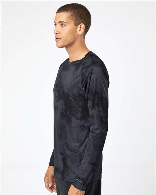 Graphite Cabo Camo Performance Long Sleeve T-Shirt - 228