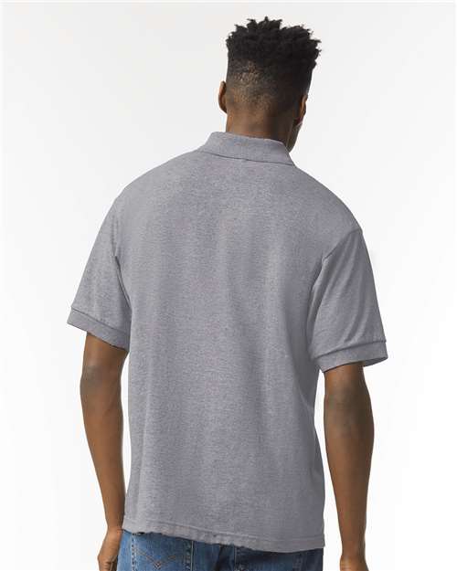 Graphite Heather DryBlend® Jersey Polo - 8800