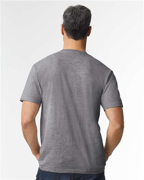 Graphite Heather Softstyle® Midweight T-Shirt - 65000