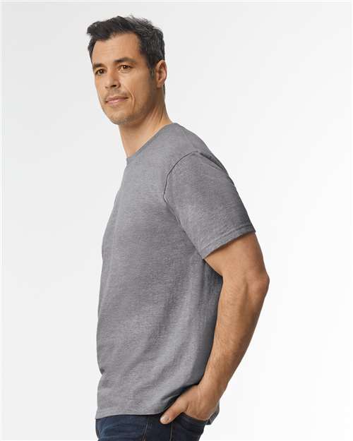 Graphite Heather Softstyle® Midweight T-Shirt - 65000