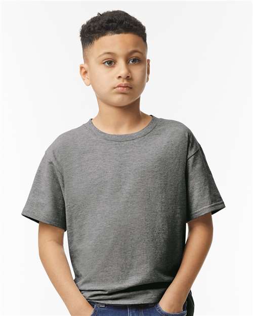 Graphite Heather Softstyle® Youth T-Shirt - 64000B