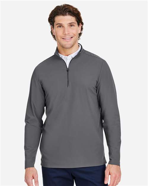 Graphite Men's CrownLux Performance® Windsor Welded Quarter-Zip Pullover - DG410