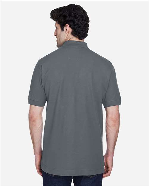 Graphite Men's Pima Piqué Polo - D100