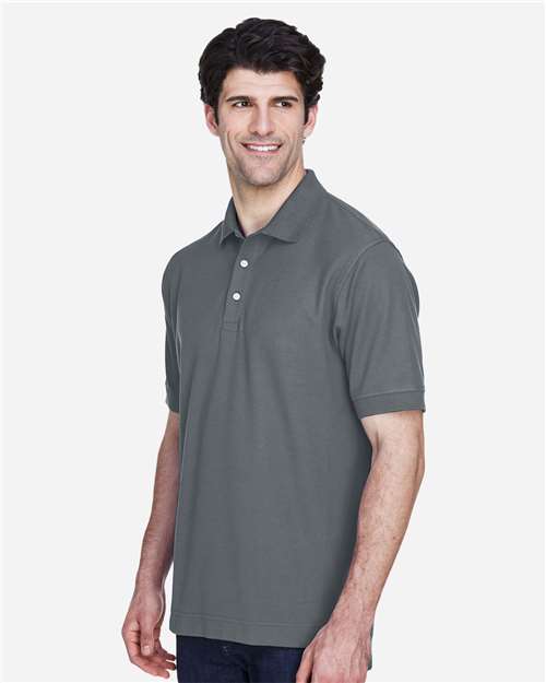 Graphite Men's Pima Piqué Polo - D100