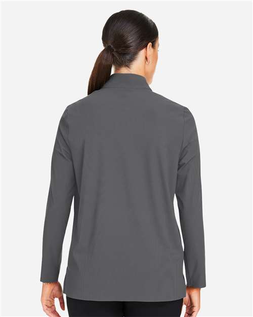 Graphite Women's CrownLux Performance® Windsor Welded Quarter-Zip Pullover - DG410W