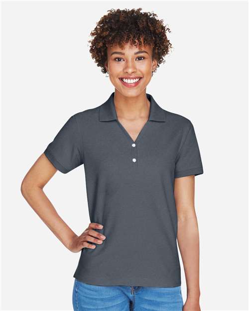 Graphite Women's Pima Piqué Polo - D100W