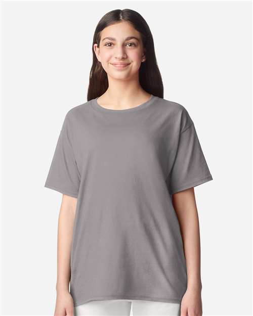 Gravel Light Cotton Youth T-Shirt - 3000B