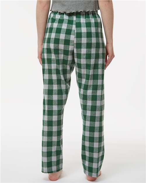Green/ Oxford Buffalo Women's Haley Flannel Pants - BW6620