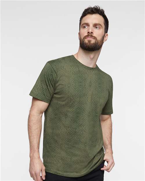 Green Reptile Fine Jersey Tee - 6901