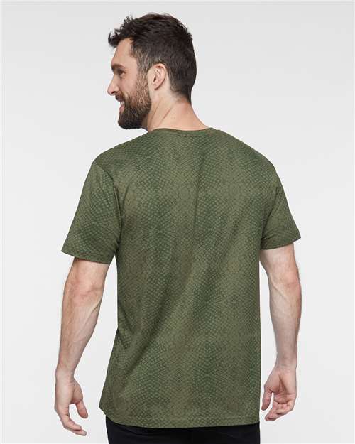 Green Reptile Fine Jersey Tee - 6901