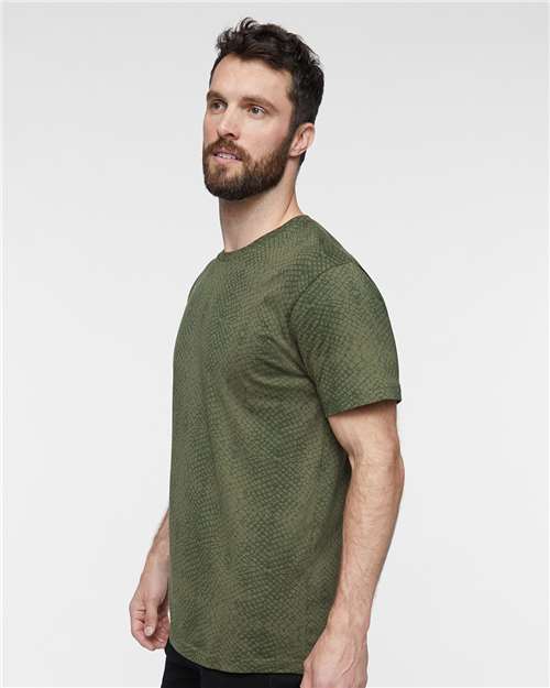 Green Reptile Fine Jersey Tee - 6901