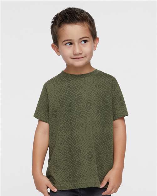 Green Reptile Toddler Fine Jersey Tee - 3321