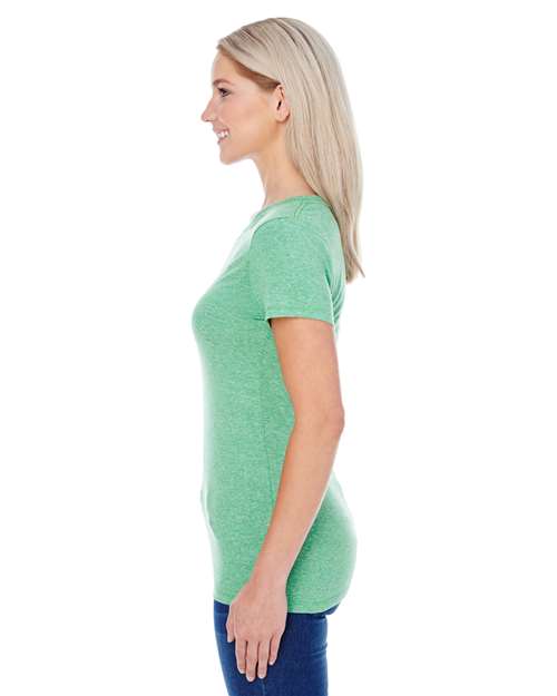 Green Triblend Women's Tri-Blend Short-Sleeve T-Shirt - 202A